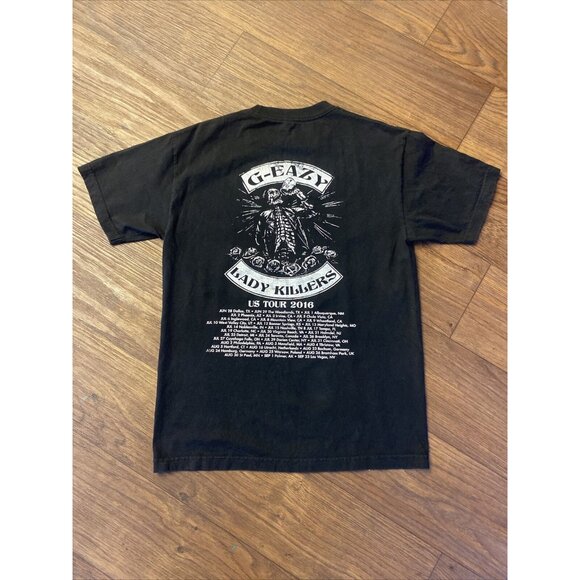 G-Easy Men T-Shirt M Black When It's Dark Out Tour 2016 Short Sleeve Tee READ - Picture 3 of 3